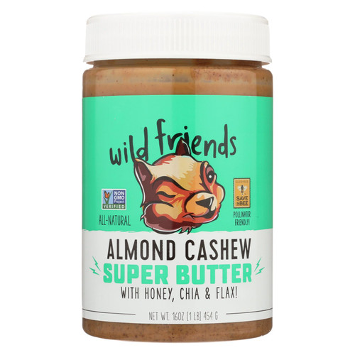 Wild Friends Almond Cashew Super Butter - Case Of 6 - 16 Oz