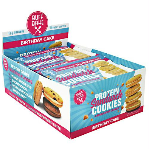 Buff Bake Protein Sandwich Cookies Birthday Cake - Gluten Free