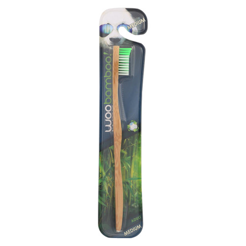 Woobamboo! Adult Medium Toothbrushes  - Case Of 6 - Ct