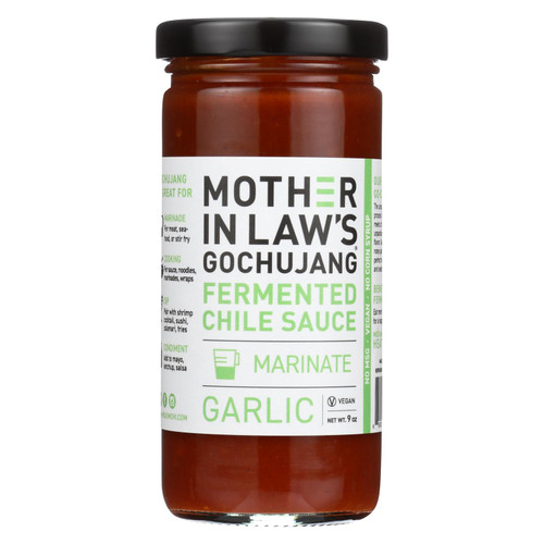 Mother-in-law's Kimchi - Chile Sce Gchjng Garlic - Cs Of 6-9 Oz