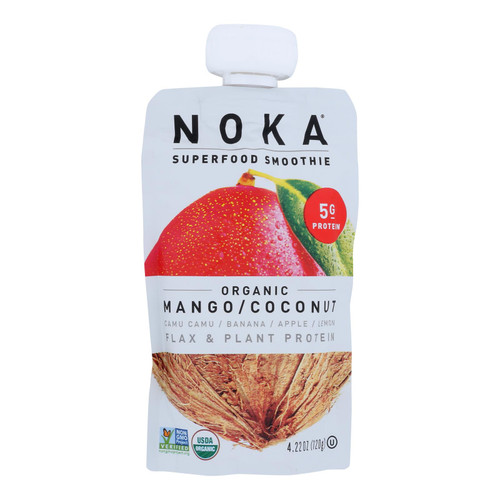 Noka Superfood Mango Coconut Blend  - Case Of 6 - 4.22 Oz