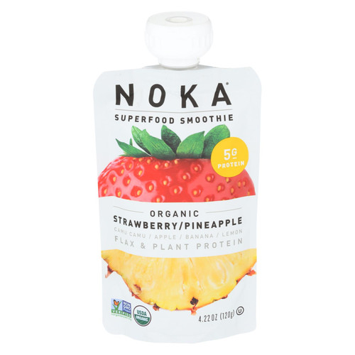 Noka - Smoothie Straw Pineap - Case Of 6 - 4.22 Oz