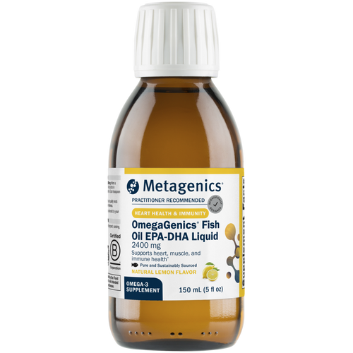 OmegaGenics Fish Oil EPA-DHA Liquid 2400 by Metagenics 150 ml / 5 oz