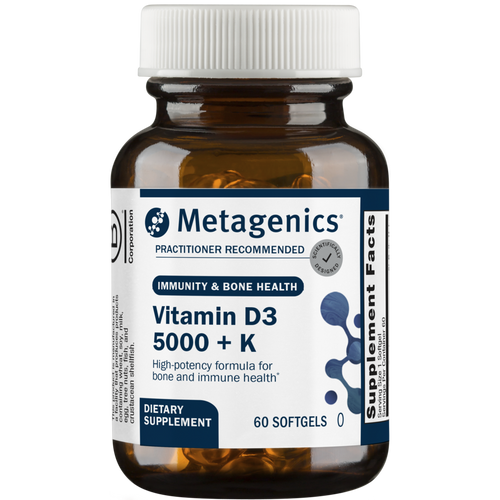 D3 5000 + K by Metagenics 60 softgels