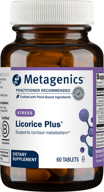 Licorice Plus by Metagenics 60 tablets