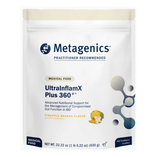 UltraInflamX Plus 360 Pineapple Banana by Metagenics 630 grams / 22.22 oz