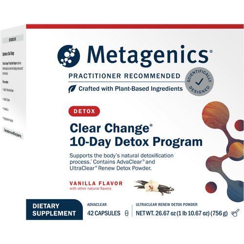 Clear Change 10 Day Detox Program Vanilla by Metagenics 756 grams / 26.67 oz