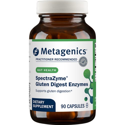 SpectraZyme Gluten Digest Enzymes by Metagenics 90 capsules