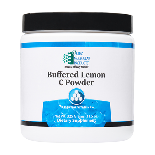 Buffered Lemon C Powder by Ortho Molecular 300 grams 50 servings