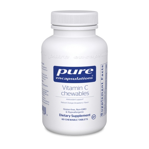 Vitamin C chewables by Pure Encapsulations 60 chewable tablets