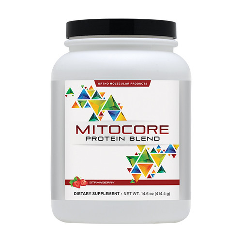 MitoCORE Protein Blend Strawberry by Ortho Molecular 414.4 grams 14 servings