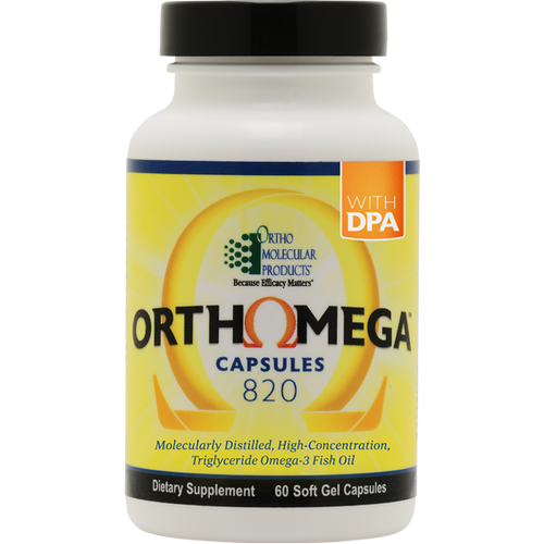 Orthomega Capsules 820 by Ortho Molecular 120 softgel capsules Orthomega Capsules 820 by Ortho Molecular 120 softgel capsules