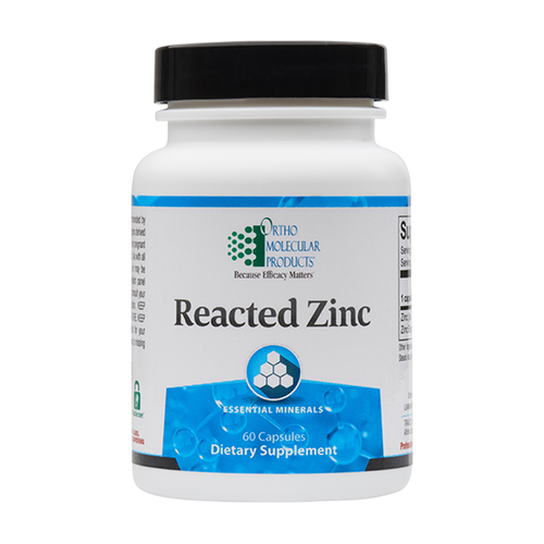 Reacted Zinc by Ortho Molecular 60 capsules