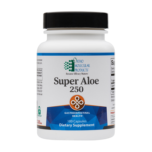 Super Aloe 250 by Ortho Molecular 100 capsules 