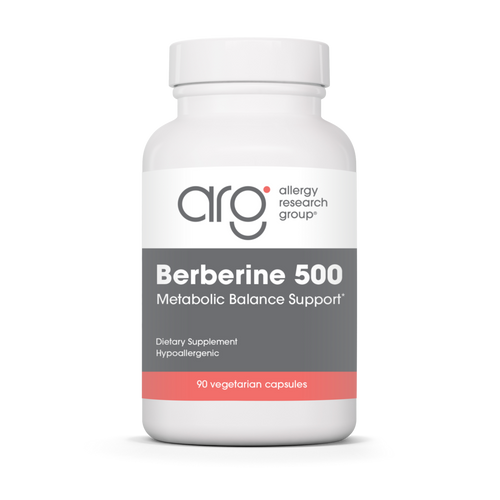 Berberine 500 Metabolic Balance Support by Allergy Research Group 90 capsules Berberine 500 Metabolic Balance Support by Allergy Research Group 90 capsules
