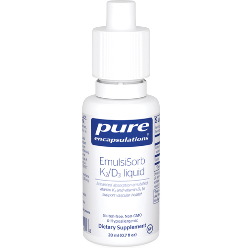 EmulsiSorb K2/D3 liquid by Pure Encapsulations 20 ml