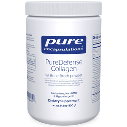 PureDefense Collagen w/ Bone Broth powder by Pure Encapsulations 14.1 oz