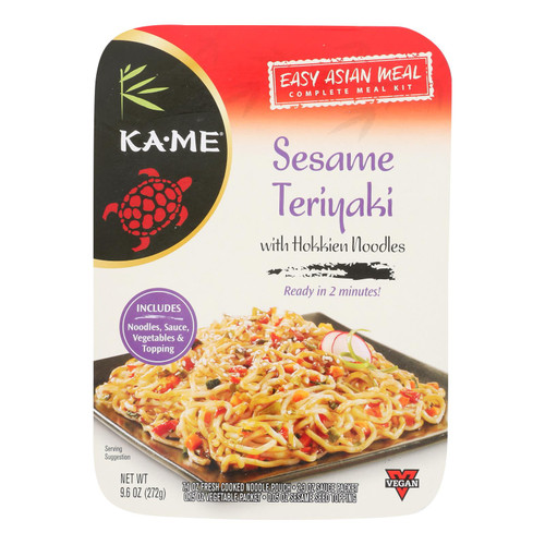 Ka'me - Noodles Sesame Teriyaki - Case Of 6 - 9.6 Oz