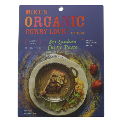 Mike's Organic Curry Love - Curry Sri Lankan Pste - Case Of 6 - 2.8 Oz