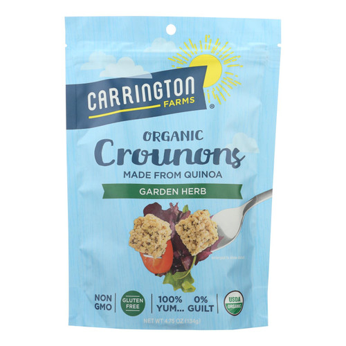 Carrington Farms Organic Crounons - Case Of 6 - 4.75 Oz - 2387009