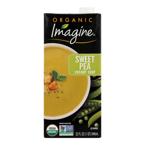 Imagine Foods - Soup Creamy Sweet Pea - Case Of 6-32 Fz