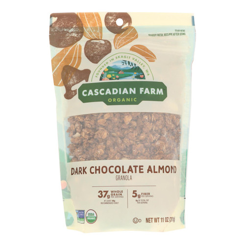 Cascadian Farm - Granola Organic Dark Chocolate Almond - Case Of 4-11 Ounces