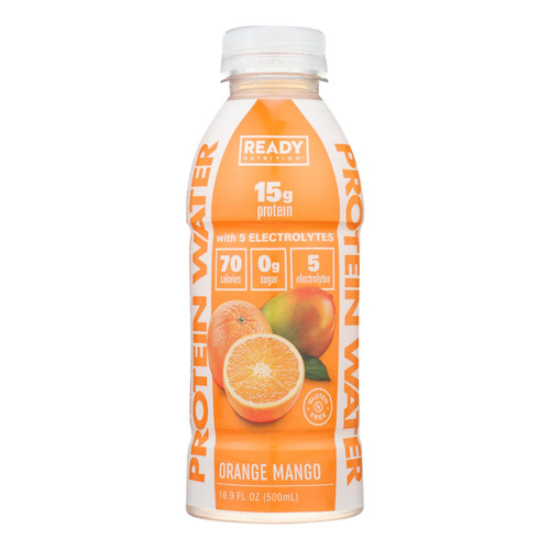 Ready Water - Water Protein Orange Mango - Case Of 12-16.9 Fz