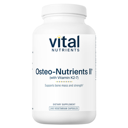 Osteo-Nutrients II with Vitamin K2-7 by Vital Nutrients 240 capsules