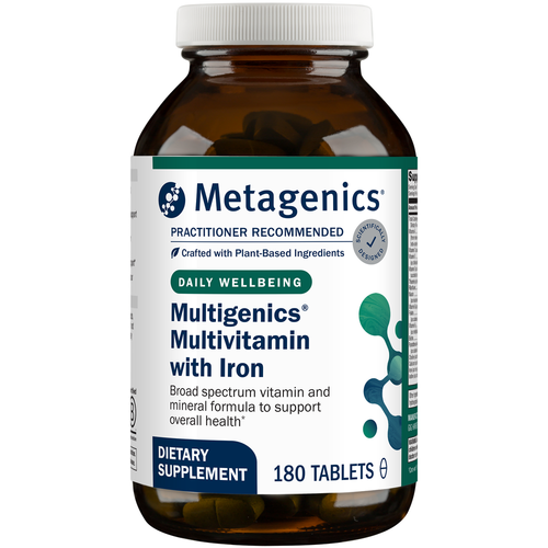 Multigenics Multivitamin with Iron by Metagenics 180 tablets