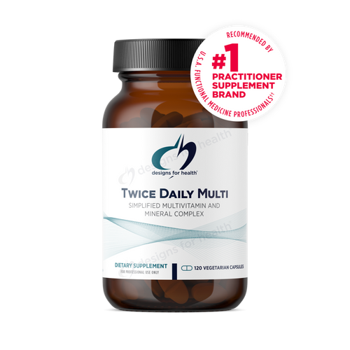 Twice Daily Multi by Designs for Health 120 capsules