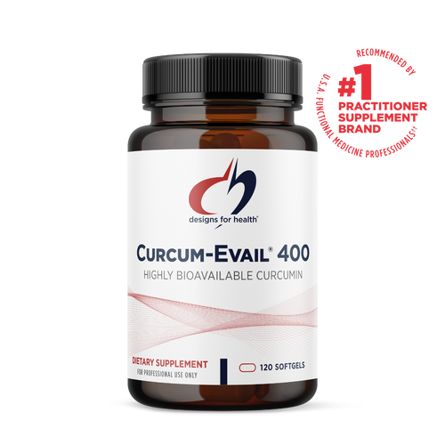 Curcum-Evail 400 by Designs for Health 120 softgels