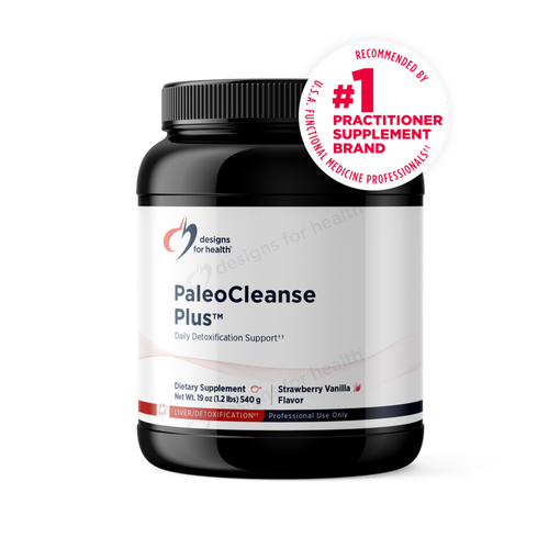 PaleoCleanse Plus by Designs for Health Strawberry Vanilla 540 grams