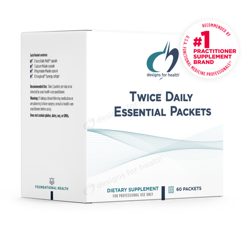 Twice Daily Essential Packets by Designs for Health 60 packets