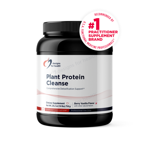 Plant Protein Cleanse by Designs for Health Berry Vanilla 714 grams