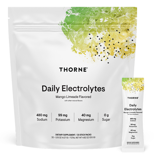 Daily Electrolytes Mango Limeaid by Thorne 30 packets