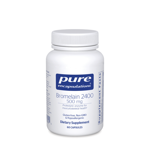 Bromelain 2400 500 mg by Pure Encapsulations 60 capsules