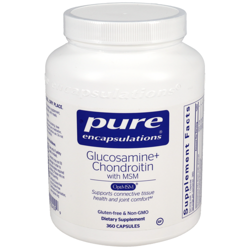 Glucosamine Chondroitin with MSM by Pure Encapsulations 360 capsules