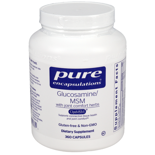 Glucosamine MSM with joint comfort herbs by Pure Encapsulations 180 capsules