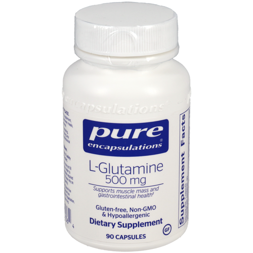 L-Glutamine 500 mg by Pure Encapsulations 90 capsules