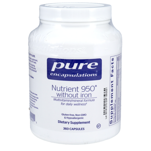 Nutrient 950 without Iron by Pure Encapsulations 180 capsules