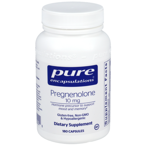 Pregnenolone 10 mg by Pure Encapsulations 180 capsules
