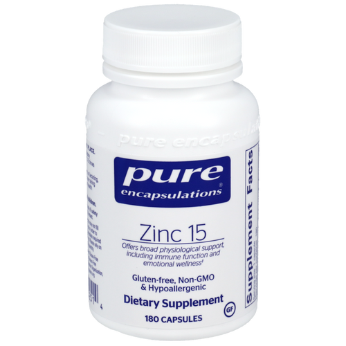 Zinc 15 by Pure Encapsulations 180 capsules