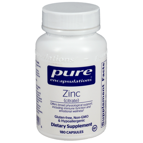 Zinc (citrate) by Pure Encapsulations 180 capsules