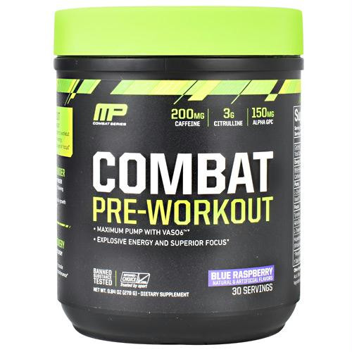 MusclePharm Combat Series Combat Pre-Workout Blue Raspberry