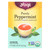 Yogi Organic Herbal Tea Caffeine Free Purely Peppermint - 16 Tea Bags - Case Of 6