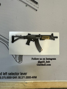 Galil ARM Sticker Galil ARM Sticker