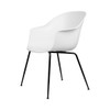 Bat Dining Chair, Matt Black Conic Base