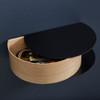 Wallie Wall Drawer Oak/Black