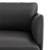OUTLINE CHAIR BLACK LEATHER