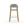 FORM BAR STOOL WITH OAK BASE